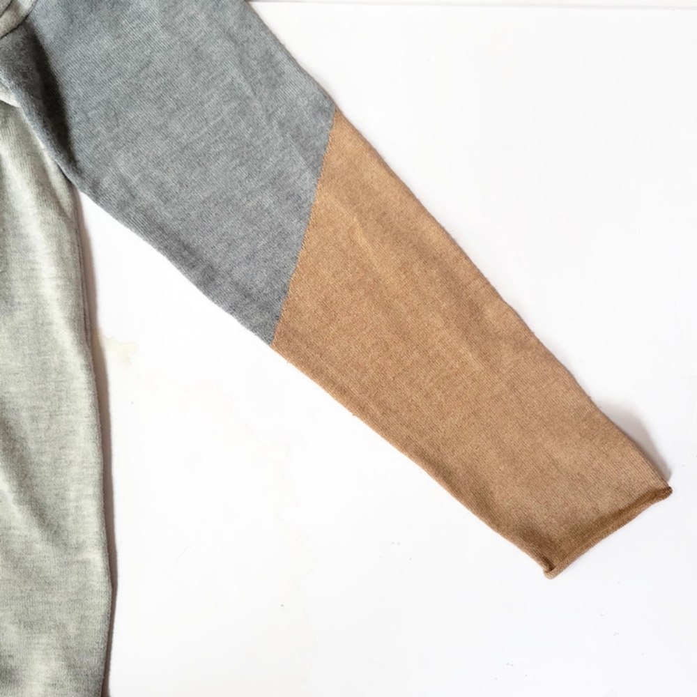 Smartwool Colorblock Gray And Tan Sweater - Picture 8 of 10
